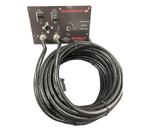 Płyta sterująca z kablami zasilającymi | Rotobrush.eu